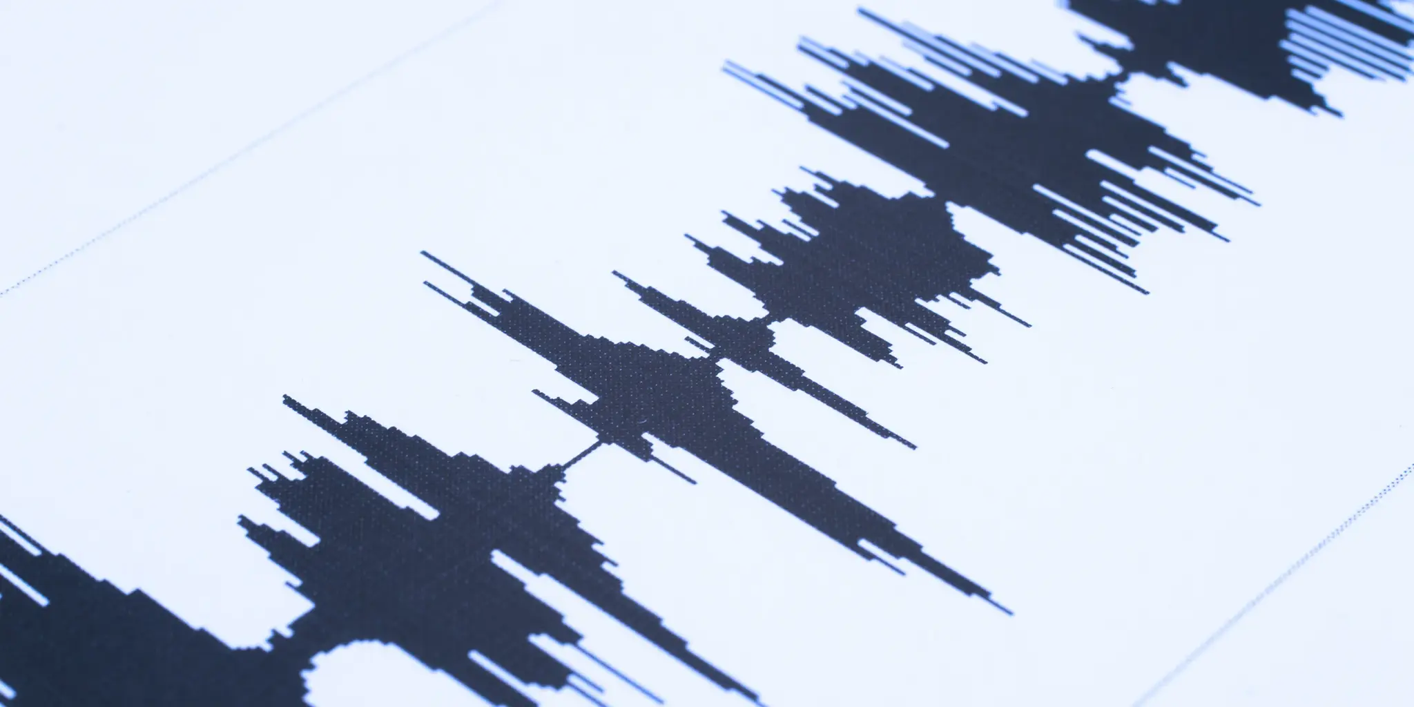 A graph measuring noise levels