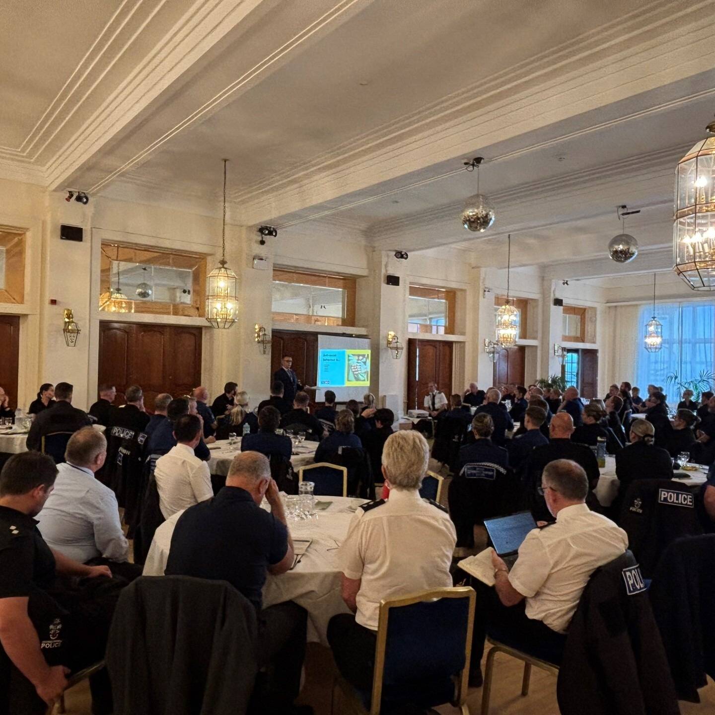 Mark providing training to delegates in Cornwall